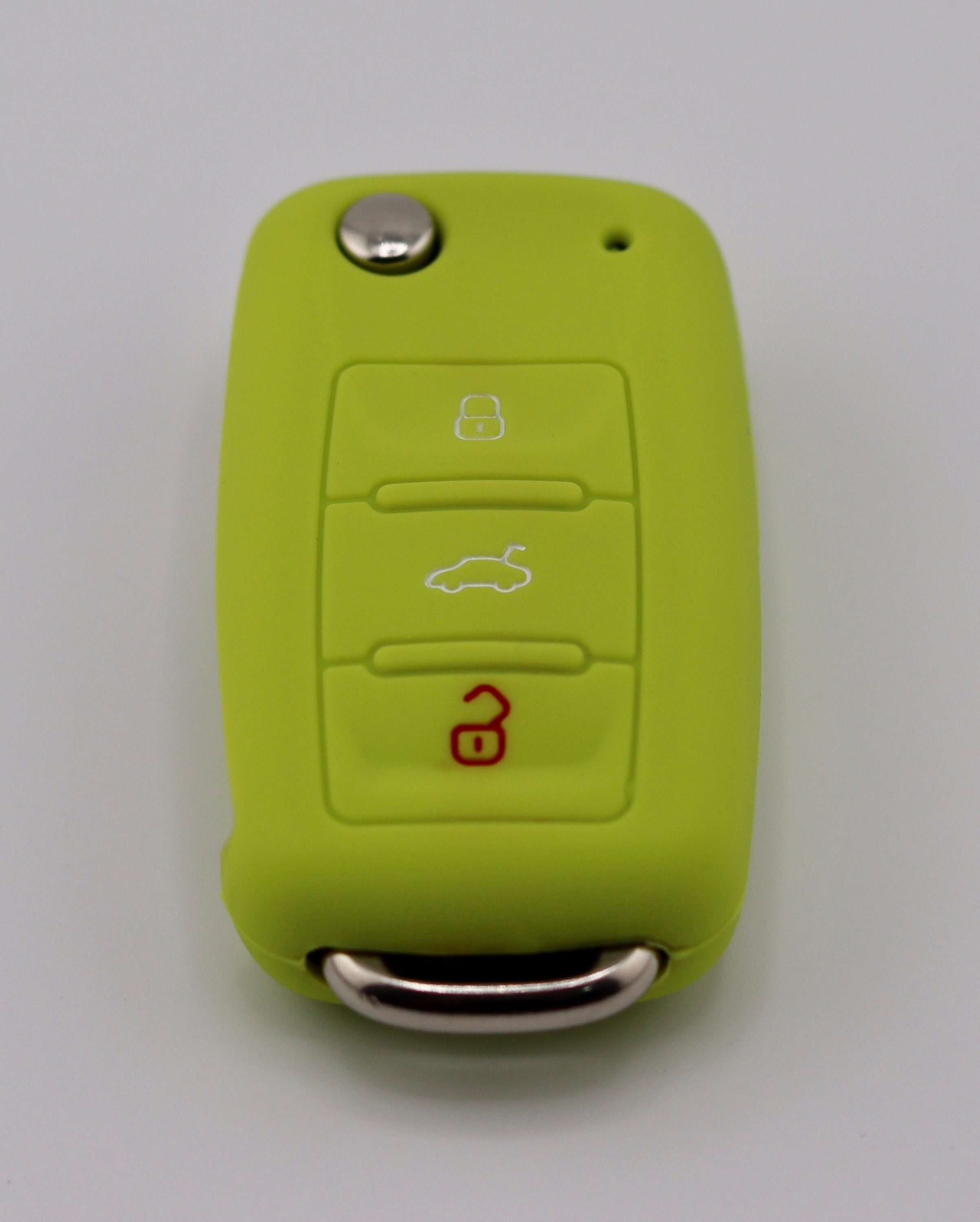 Key Cover For VW Seat Skoda 3 Button Flip Key Fob Case
