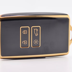 Premium sleutelklepje voor Renault (zwart) - Espace - Megane - Arkana - Koleos - Kadjar - Austral - Magne E-Tech - Rafale