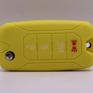 Key Cover for Jeep (Yellow) - Renegade - Wrangler