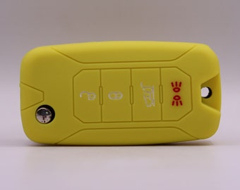 Key Cover for Jeep (Yellow) - Renegade, Wrangler
