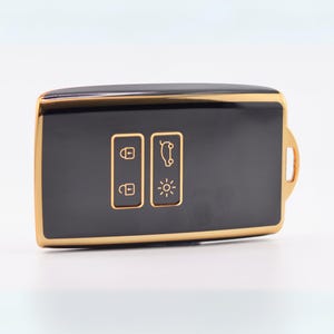 Premium Key Cover For Renault (Black) - Espace - Megane - Arkana - Koleos - Kadjar - Austral - Magne E-Tech - Rafale