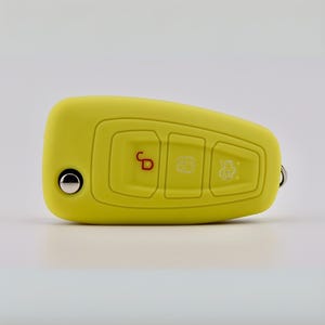 Key Cover for Ford (Yellow) - Focus, Transit, Custom, Connect, Galaxy, Tourneo, Ranger, S-Max, C-Max