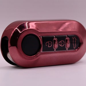 Pink Car Key Cover: Fiat, Vauxhall, Peugeot, Citroen