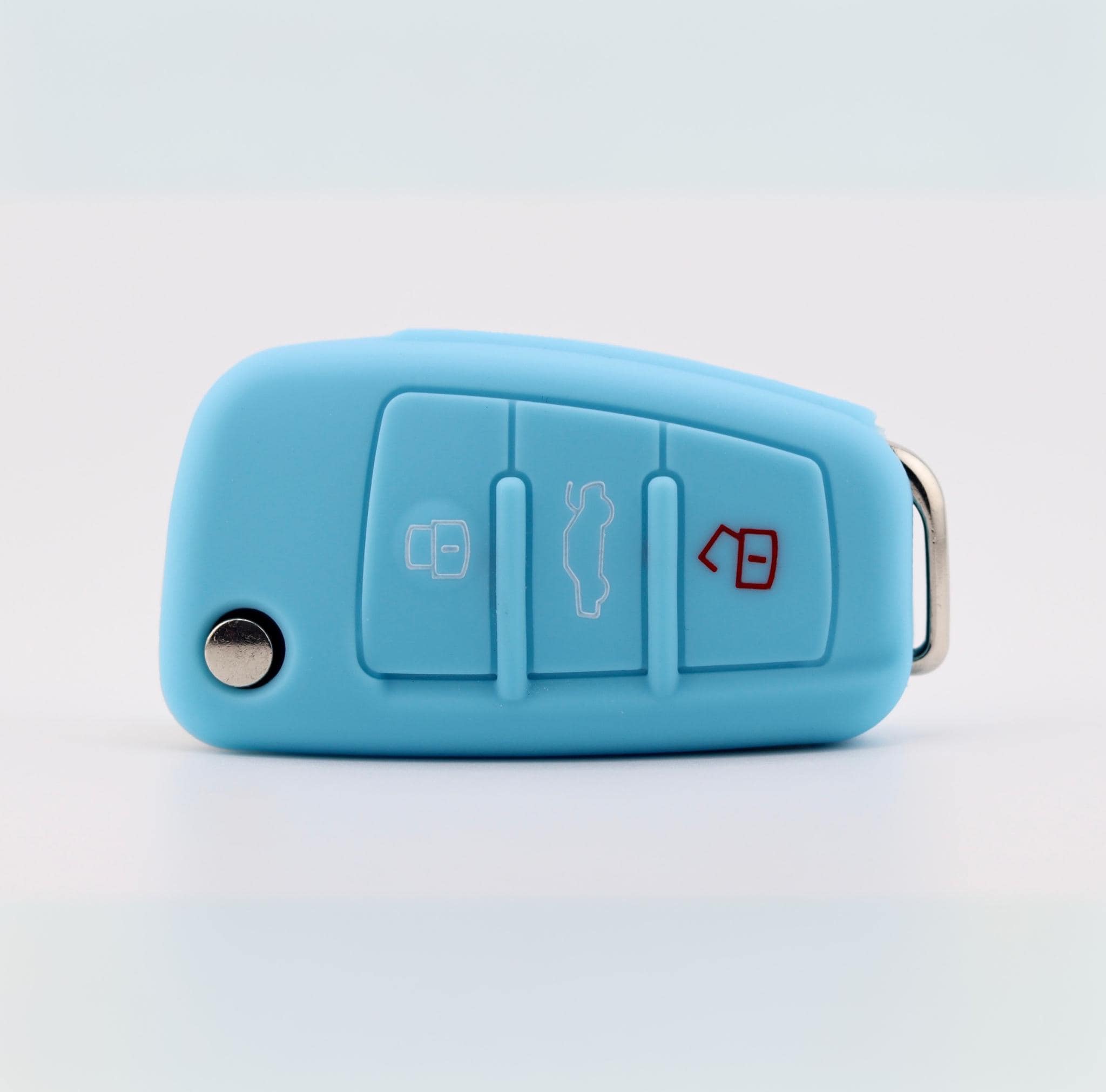 Premium Key Cover for Audi (red) – A1, A3, A4, A6, Q2, Q3, Q7, TT, S1, S3