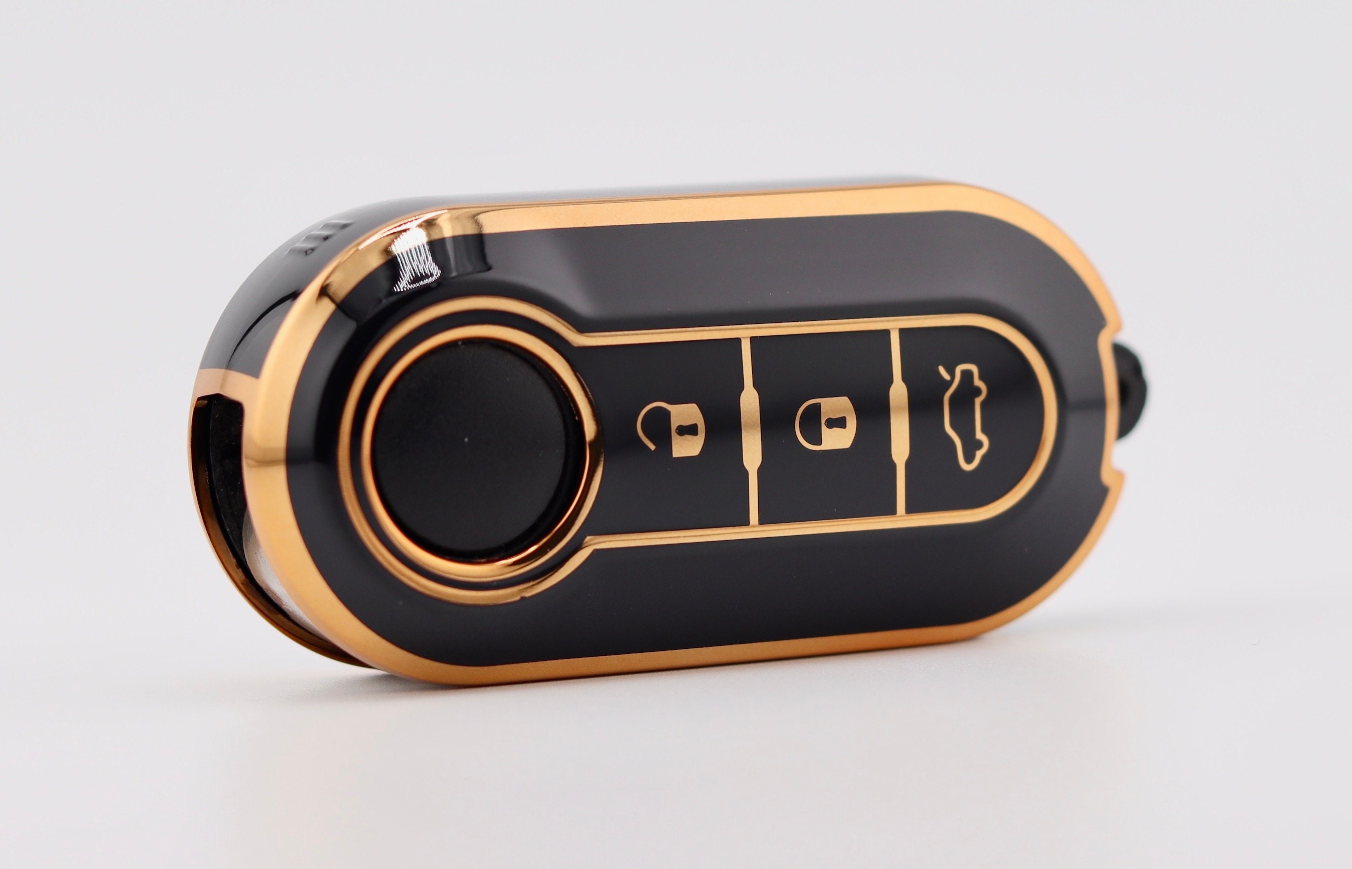 Leder Schlüssel Cover passend für Fiat Schlüssel FT1, 10,95 €