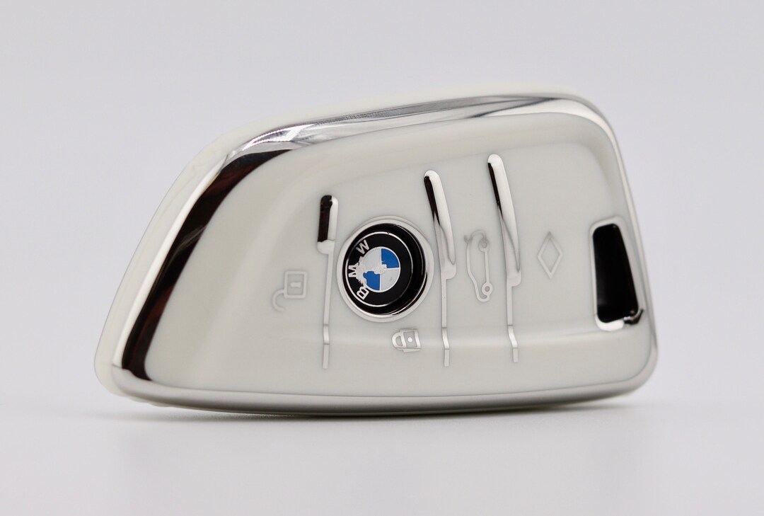BMW Premium Key Cover white/ Silver 2 Series 3 Series - Etsy