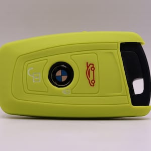 Funda de llave para BMW (verde): Serie 1, Serie 2, Serie 3, Serie 4, Serie 5, Serie 7, X1, X2, X3, X4, X5, X6