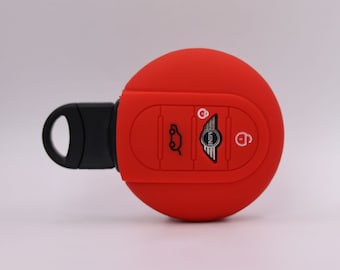 Key Cover For Mini (Red) - Cooper - Clubman - Countryman - Clubvan - Paceman - Roadster - Hatch