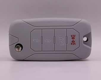 Key Cover for Jeep (Grey) - Renegade, Wrangler