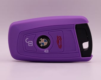 Cover per chiave BMW (viola) - Serie 1, Serie 2, Serie 3, Serie 4, Serie 5, Serie 7, X1, X2, X3, X4, X5, X6