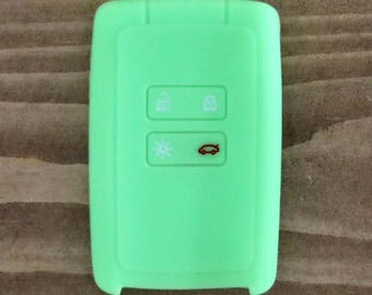 Key Cover For Renault (Bright Green) - Espace, Megane, Arkana, Koleos, Kadjar, Austral, Magne, E-Tech, Rafale