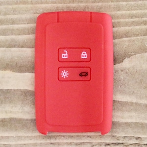 Funda para llave Renault (rojo) - Espace - Megane - Arkana - Koleos - Kadjar - Austral - Magne E-Tech - Rafale