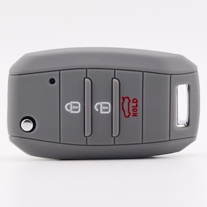 Key Cover For Kia (Dark Grey) - Sportage - Rio - Optima - Sorento - Picanto - Niro - Soul - ProCeed - Stonic - Venga