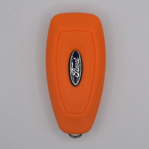 Ford Key Cover Orange Fiesta Focus Kuga S-Max C-Max B-Max Galaxy Courier image 4