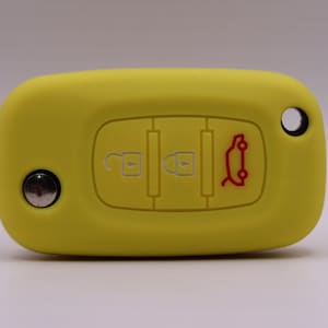 Key Cover For Mercedes/ Renault (Yellow) - Citan - Clio - Kangoo - Modus - Twingo