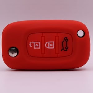 Key Cover For Mercedes/ Renault (Red) - Citan - Clio - Kangoo - Modus - Twingo