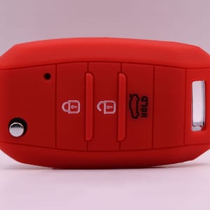 Key Cover For Kia (Red) - Sportage - Rio - Optima - Sorento - Picanto - Niro - Soul - ProCeed - Stonic - Venga