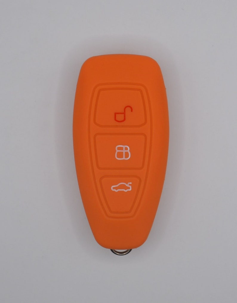 Ford Key Cover Orange Fiesta Focus Kuga S-Max C-Max B-Max Galaxy Courier image 5