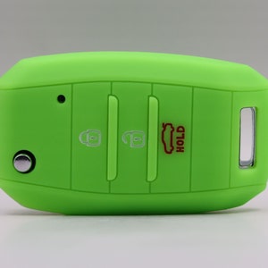 Key Cover For Kia (Bright Green) - Sportage - Rio - Optima - Sorento - Picanto - Niro - Soul - ProCeed - Stonic - Venga