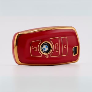 Red Silicone BMW Key Fob Cover: Enhanced Grip, Durable Protection