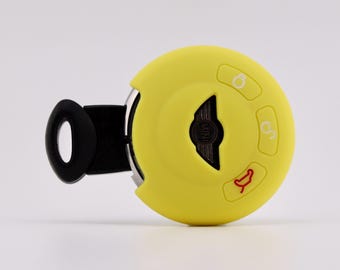 Key Cover For Mini (Yellow) - Cooper, Clubman, Countryman, Clubvan, Paceman, Roadster, Hatch