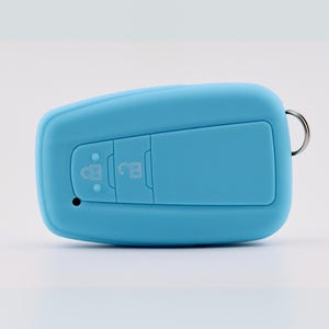 Key Cover for Toyota (Light Blue) - Corolla, Prius, Camry, C-HR, RAV4