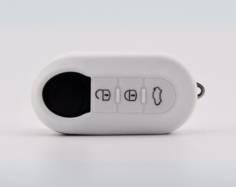 Peugeot/ Citroen/ Vauxhall/ Fiat Key Cover (White) - Fiat 500 - Fiorino - Doblo - Panda - Punto - Boxer - Bipper - Relay - Nemo