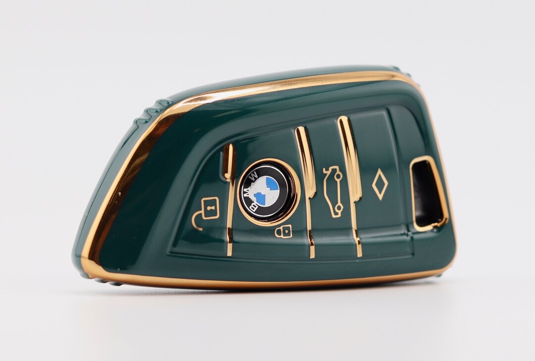 Premium Key Cover for BMW (dark Green) - 2 Series - 3 Series - 4 Series ...