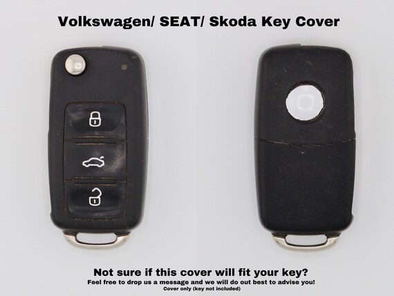 Silicone Key Fob Cover For Skoda & Volkswagen – 3-Button Remote Control Protector