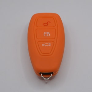 Ford Key Cover Orange Fiesta Focus Kuga S-Max C-Max B-Max Galaxy Courier image 7