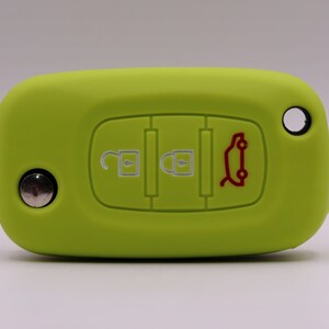 Key Cover For Mercedes/ Renault (Green) - Citan - Clio - Kangoo - Modus - Twingo