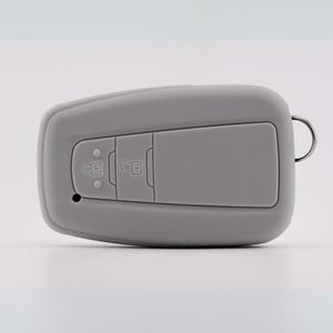 Key Cover for Toyota (Grey) - Corolla, Prius, Camry, C-HR, RAV4