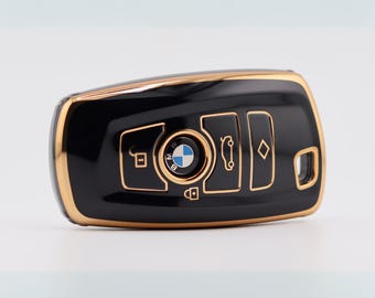 Premiumnyckelskydd för BMW (svart) - 1-serie, 2-serie, 3-serie, 4-serie, 5-serie, 7-serie, X1, X2, X3, X4, X5, X6