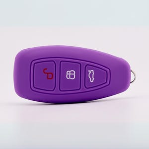 Ford Key Cover (Purple) - Fiesta - Focus - Kuga - S-Max - C-Max - B-Max - Galaxy - Courier