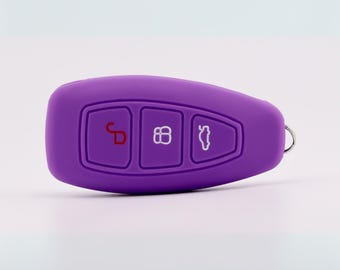 Ford Key Cover (Purple) - Fiesta - Focus - Kuga - S-Max - C-Max - B-Max - Galaxy - Courier