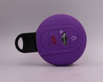 Key Cover For Mini (Purple) - Cooper - Clubman - Countryman - Clubvan - Hatch - Electric Hatch - Electric Cooper