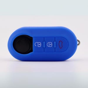 Key Cover for Fiat/ Vauxhall/ Peugeot/ Citroen (Dark Blue) - Fiat 500, Punto, Panda, Ducato, Combo, Relay, Boxer, Bipper, Nemo