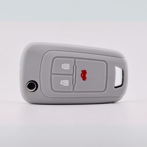 Key Cover for Vauxhall (Grey) - Astra, Astra Van, Ankara, Ampera, Adam, Viva, Cascada