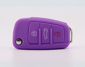 Key Cover for Audi (Purple) – A1, A3, A4, A6, Q2, Q3, Q7, TT, S1, S3