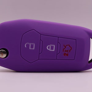 Key Cover for Ford (Purple) - Mondeo, Mustang, Ranger, Custom, Everest, Edge, F-150, F-250, S-Max, Galaxy