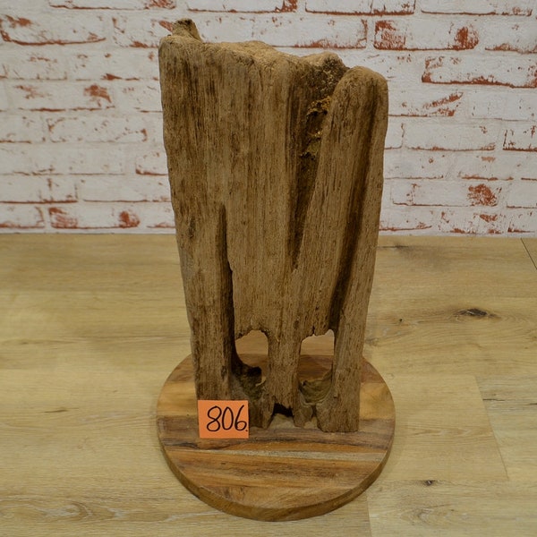 Holzstamm Rohling Holz Rohmaterial Teakholz für Lampe Tischleuchte Lampenschirm Selbstgestaltung Nr. 806