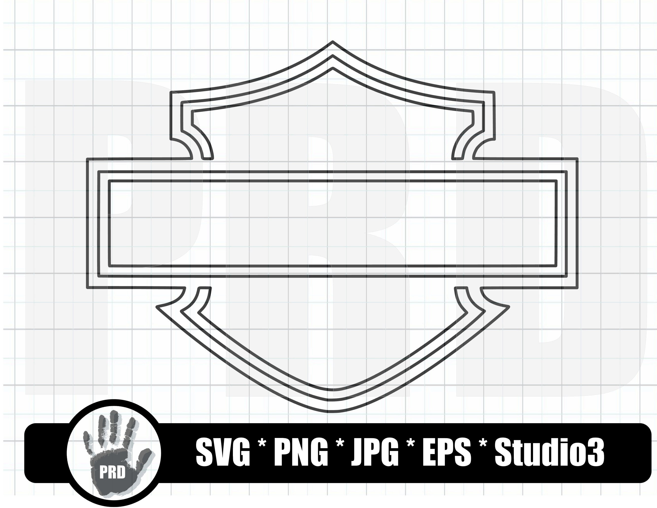Harley Davidson Logo Outline Harley Davidson Logo Outline