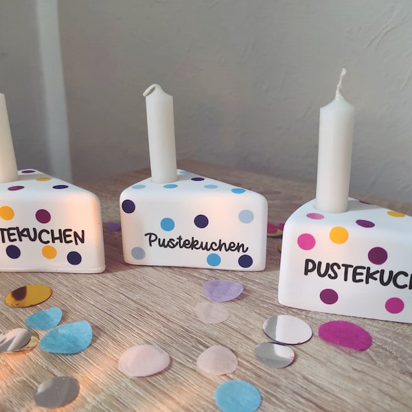 Pustekuchen, Kuchen, Geburtstag, Geburtstagsgeschenk, Mitbringsel, Geschenk, Kindergeburtstag, Geburtstagstisch, Feiern, personalisierbar