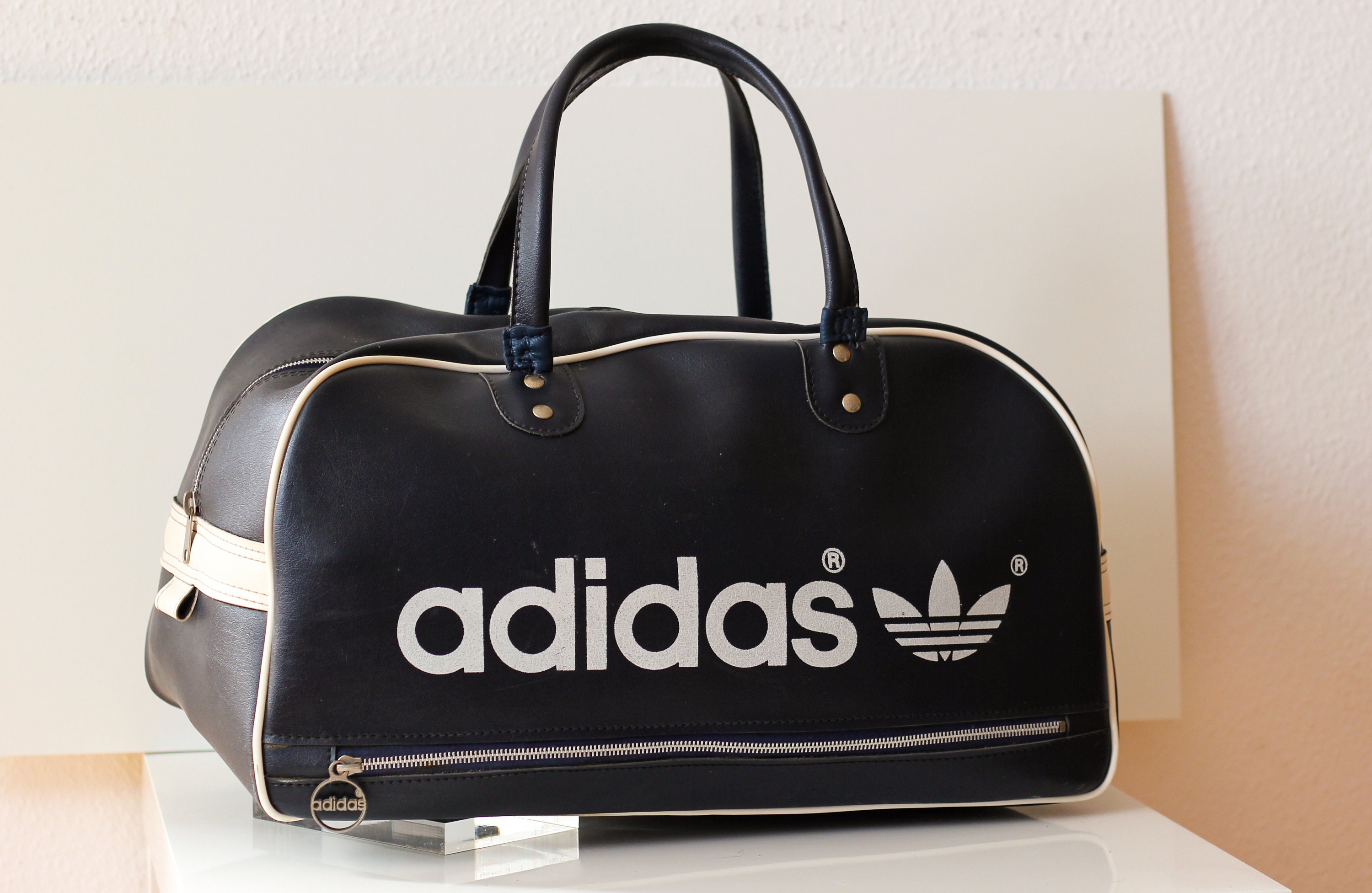 True Vintage Adidas 70s Sports Bag Made in - Etsy