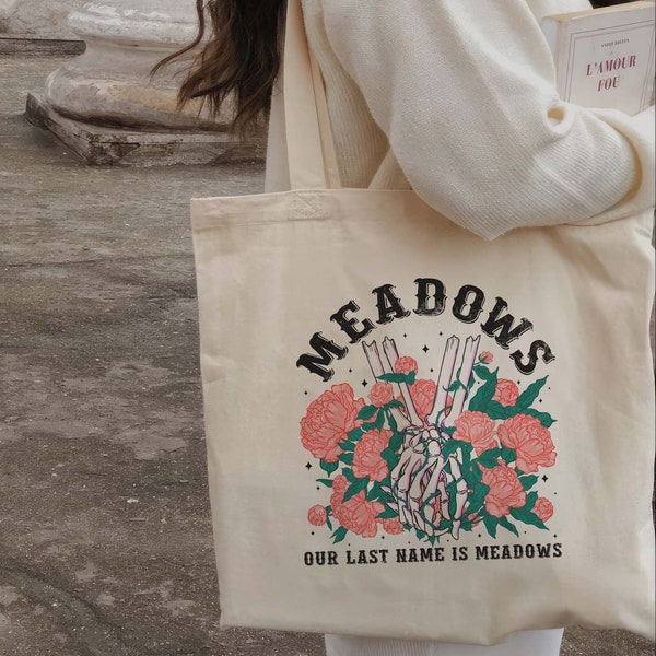 Zade Meadows Tote Bag, Haunting Adeline Merch, Meadows, Bookish Merch, Hunting Adeline, Booktok, Dark Romance Gift, Bookish