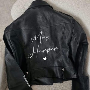 Veste en cuir de mariée, veste de mariée, veste de jour de mariage, veste en cuir de mariage, veste de mariage, veste de célibataire en cuir