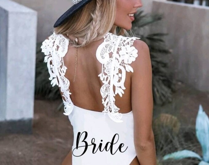 Bride Swimwear Bride Swimsuit Bride Costume Personalised Etsy
