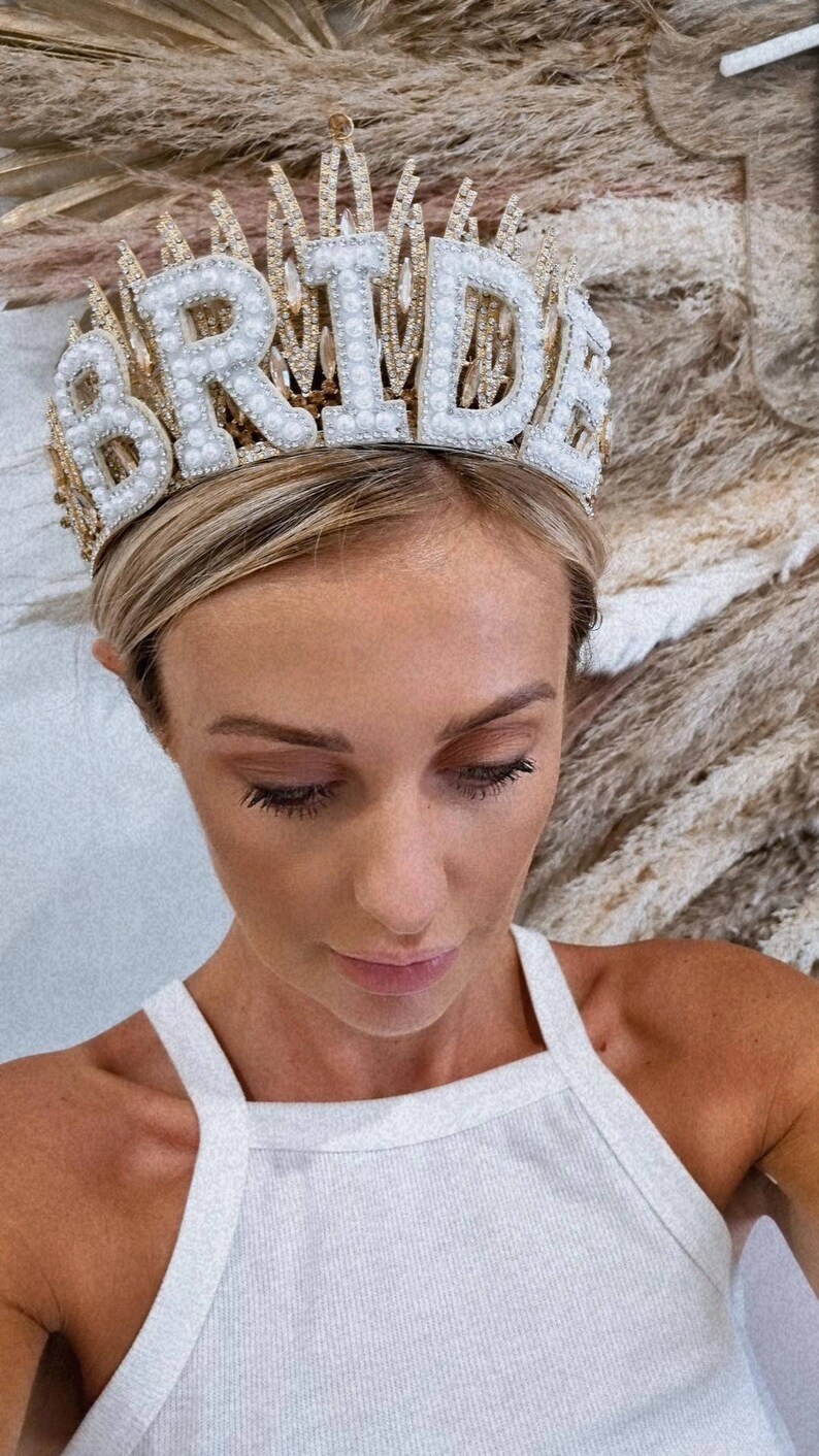 Bride Tiara Hen Party Crown Bride to Be Crown Bride Gift Etsy UK