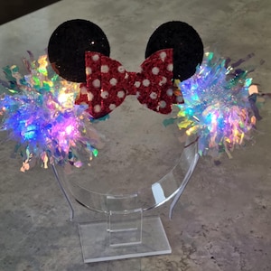 Light up mouse ears headband,mouse ears headband, ears,30th headband,40th trip,birthday headband, ears headband