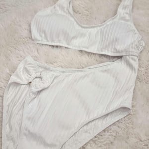 Bride bikini,personalised hen party bikini,  honeymoon swimwear, honeymoon bikini, white bride costume,  bride swimwear